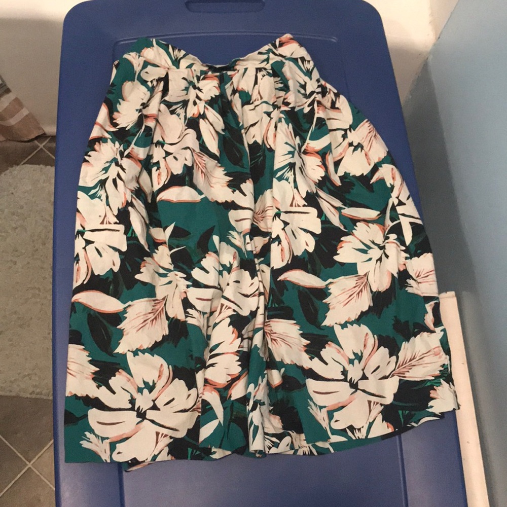 Midi Floral Skirt